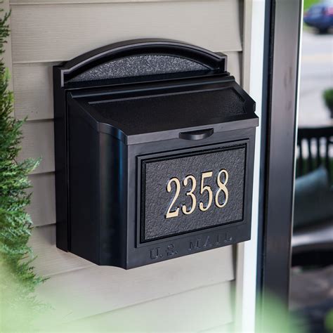 personalized wall mount mailbox